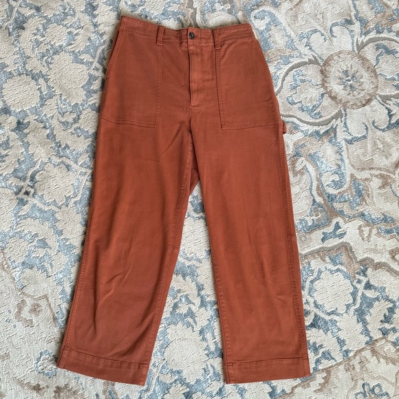 Super cool and comfortable High Rise Straight Crop Chinos by Gap size 10 - Picture 5 of 13